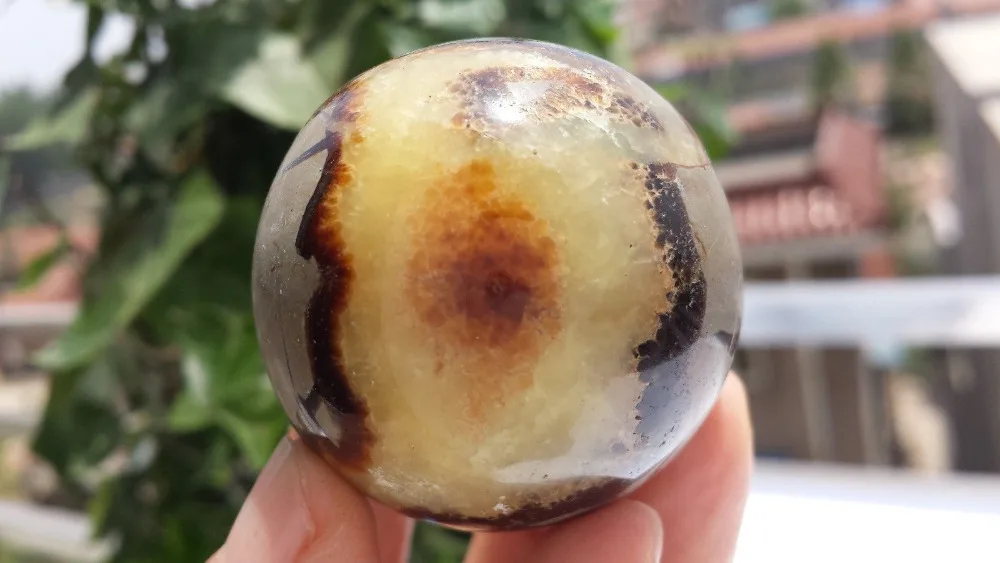 

WW 05124 RARE NATURAL Dragon Septarian Fossils BALL CRYSTAL HEALING