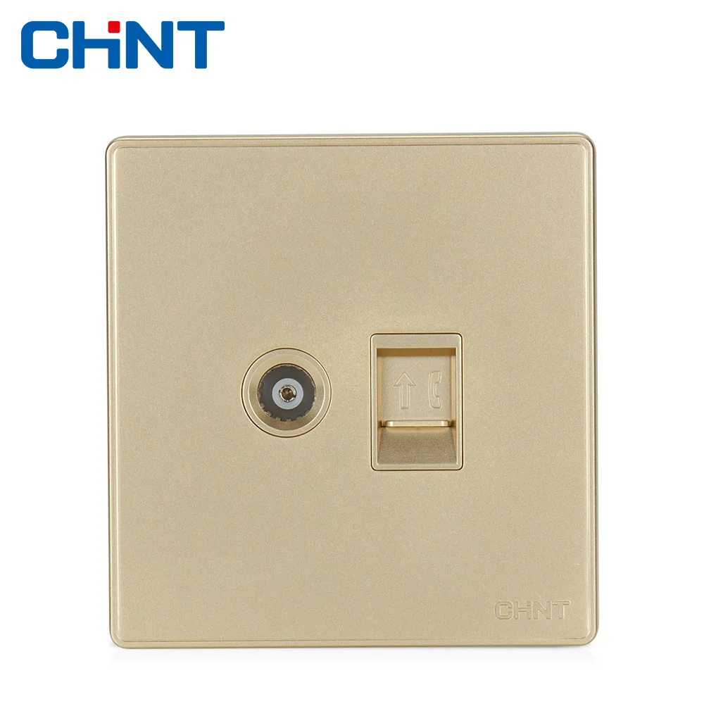 

CHINT Telephone Extension Socket Wall Switch Socket NEW2D Videophone Socket
