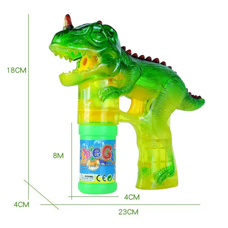 light up dinosaur bubble wand