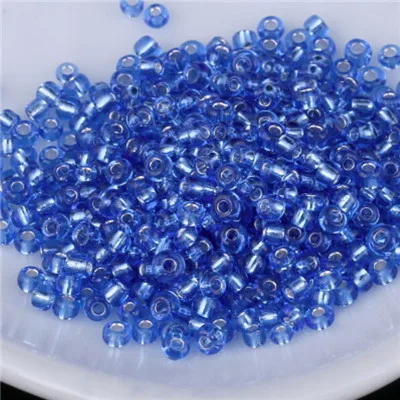 Light Sapphire Мини размер 2 мм 1600 шт = 20 г DIY Художественный дизайн бусины пошив одежды бусины для аксессуары из бисера - Цвет: Light Sapphire