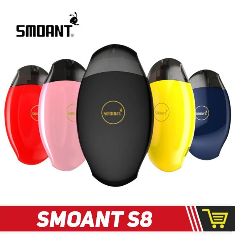 

Newest Cartridge pod vape Kit Smoant S8 Pod Starter Kit All-in-one System 2ML Capacity Catridge With 370mAh Internal Battery