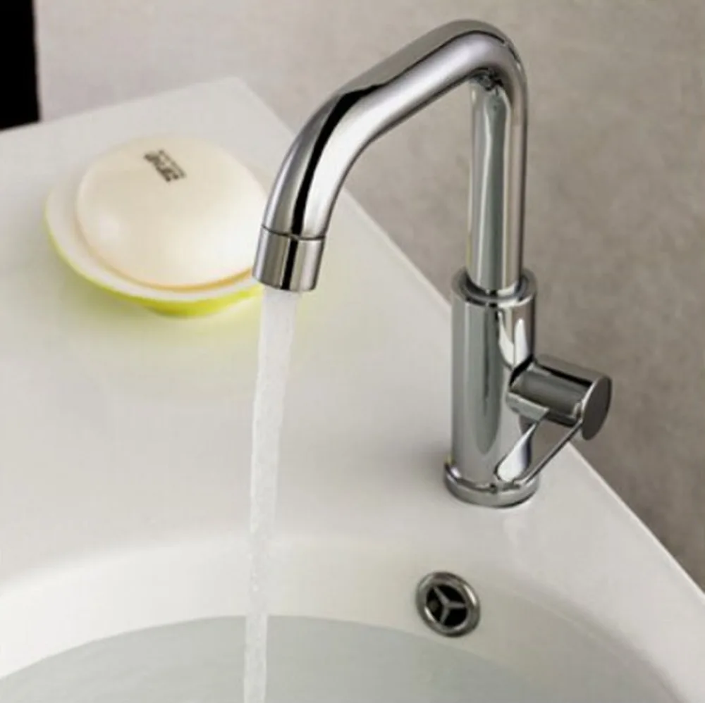 Kitchen Tap Single Handle Bathroom Basin Faucets Cold Mixer Basin Sink Tap Silver Water Kitchen Faucet Bathroom Accessories #25 Kitchen Tap Single Handle Bathroom Basin Faucets Cold Mixer Basin Sink Tap Silver Water Kitchen Faucet Bathroom Accessories #25
