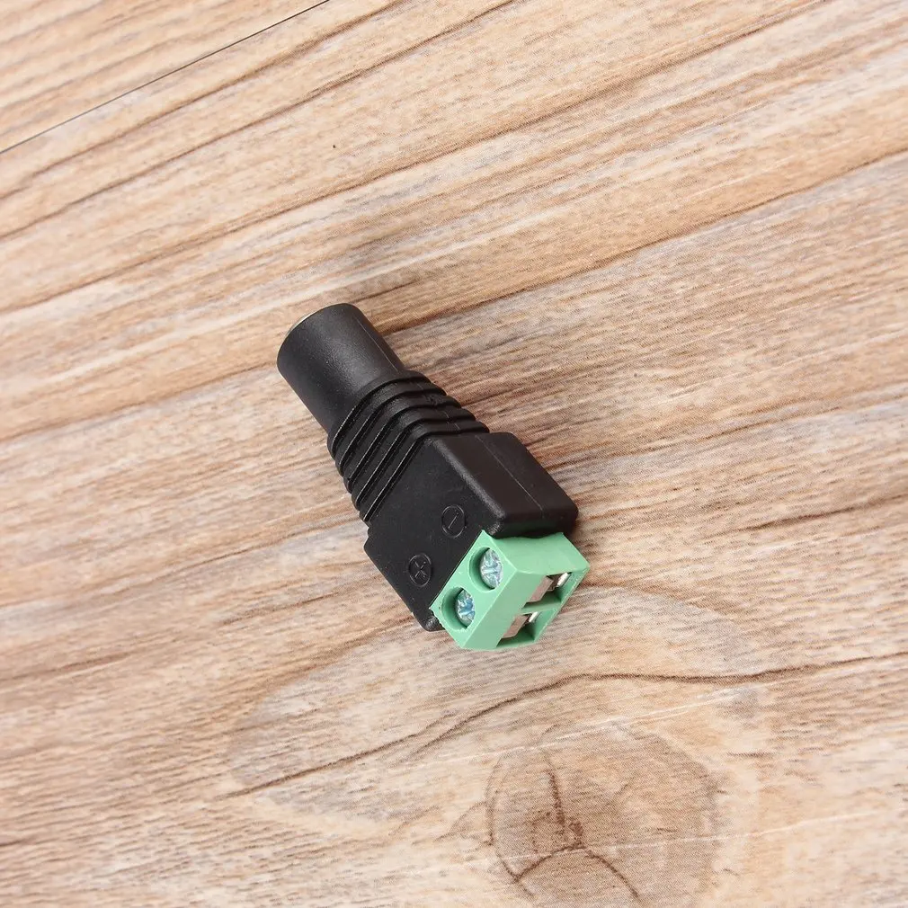 

DC12V Power Plug Adapter Connector Female For 5050 3528 LED Strip Light MDJ998