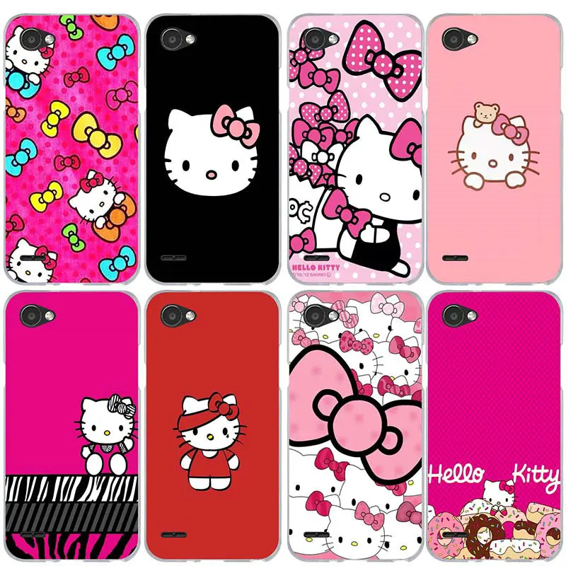 

Hello Cat Kitty Cat Style Soft TPU Silicon Phone Cases for LG V10 V20 V30 G2 G3 Mini G4 G5 G6 K4 K7 K8 K10 2017 Nexus 5X Coque
