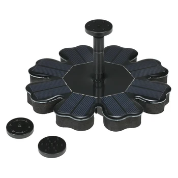 

SHGO-Fountain Solar Energy 8V 1.6W Solar Panel Kit Fountain Water Pump Brushless Water Floating Bird Bath Pond Garden