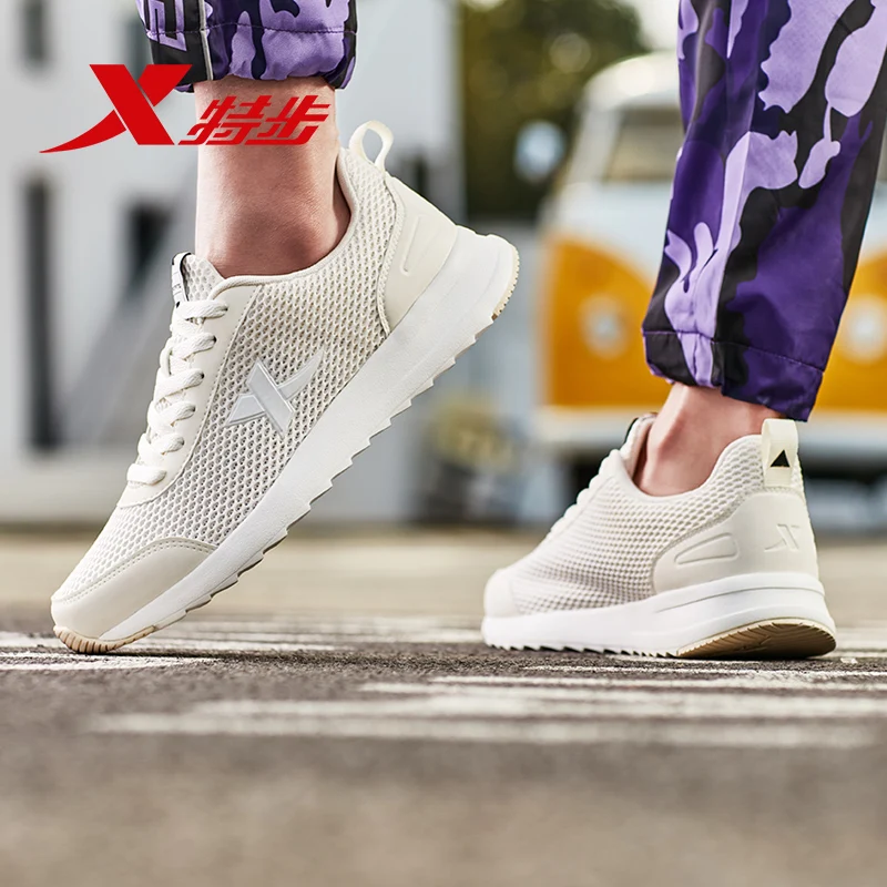 881219329509 xtep men's casual shoes 2019 spring and summer new mesh surface lightweight non-slip wear sports Walking shoes