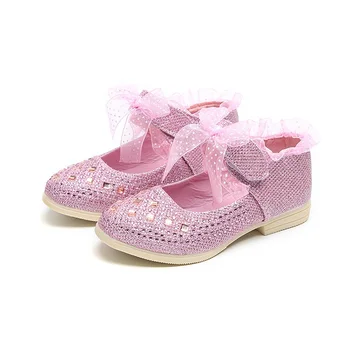 

2019 new arrivals child baby girls princess shoes pu leather fashion crystal girls baby toddler shoes soft bottom infant shoe