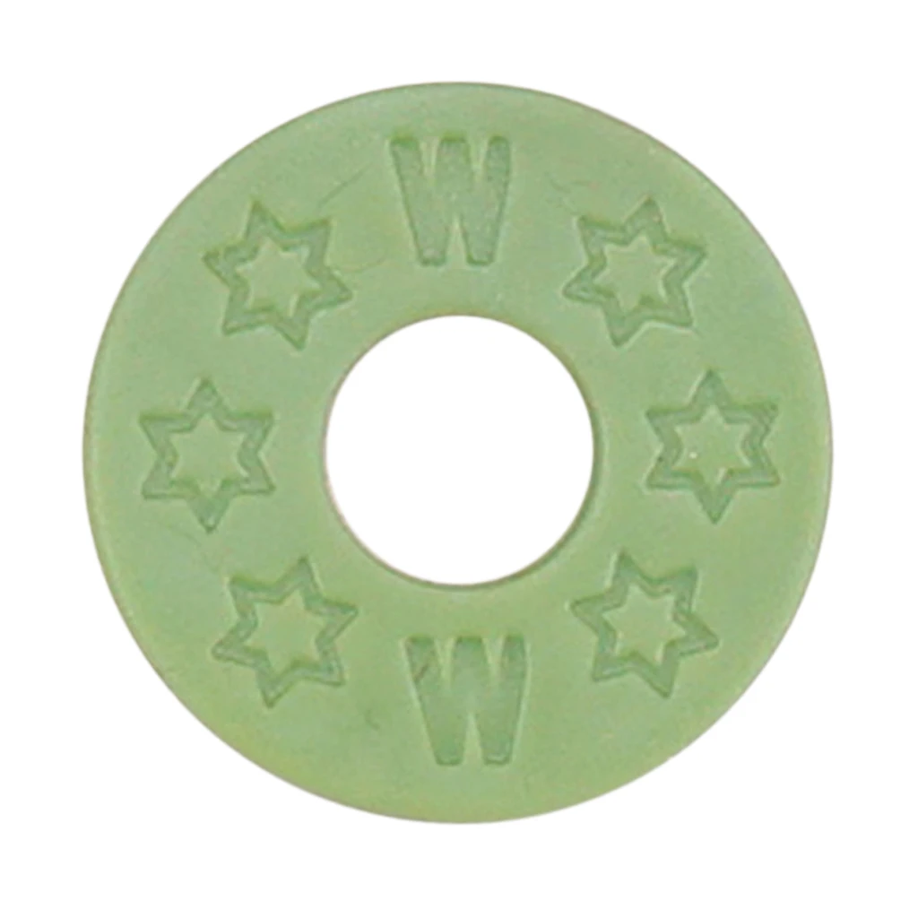 10 Pieces Acoustic Electric Guitar Bass Strap Block Rubber Safety Strap Lock Washer Gasket Cushion