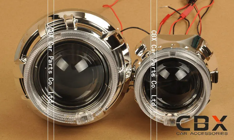 led angel eye halo ring for bixenon projector lens mask 10