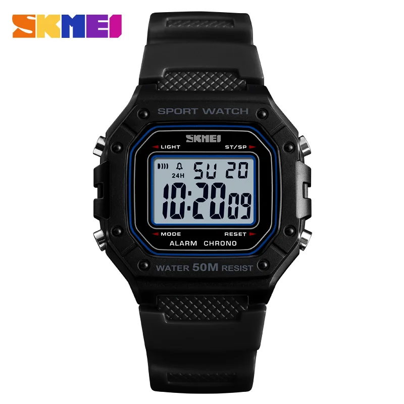 

Fashion Digital Watch For Men Brand SKMEI Wristwatch Waterproof Countdown Chronograph Electronic Watch Stopwatch Sports Watches