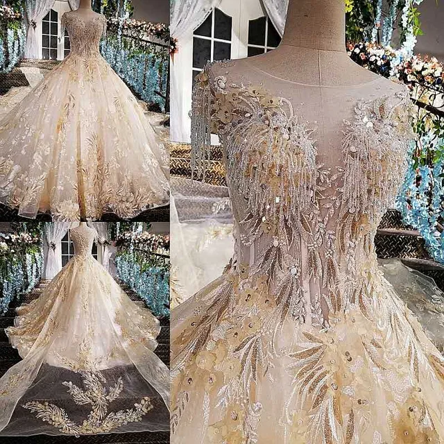 Online Luxury Lace Crystals Beaded Liques Champagne Gold 20170828125111