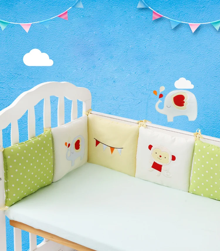 Soft-Crib-Bumper-Baby-Cot-Bed-Protection-Breathable-Bed-Around-Cushion-Baby-Bumpers-in-The-Crib-Monkey-Elephant-30cmx30cmx6pcs-04