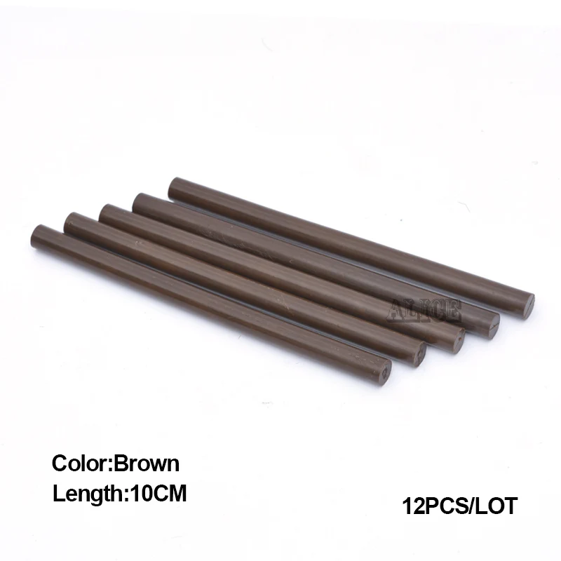 Hair Extensions Keratin Glue Sticks 10cm Hotmelt Glue Colored Hot Glue Sticks