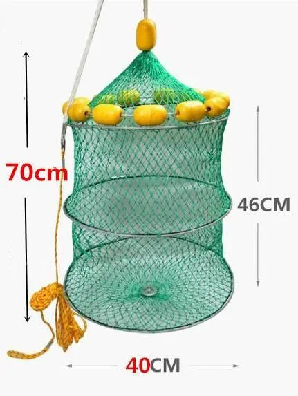 Finefish Складная с плавающим шариком металлическая рама нейлоновая сетка краб для