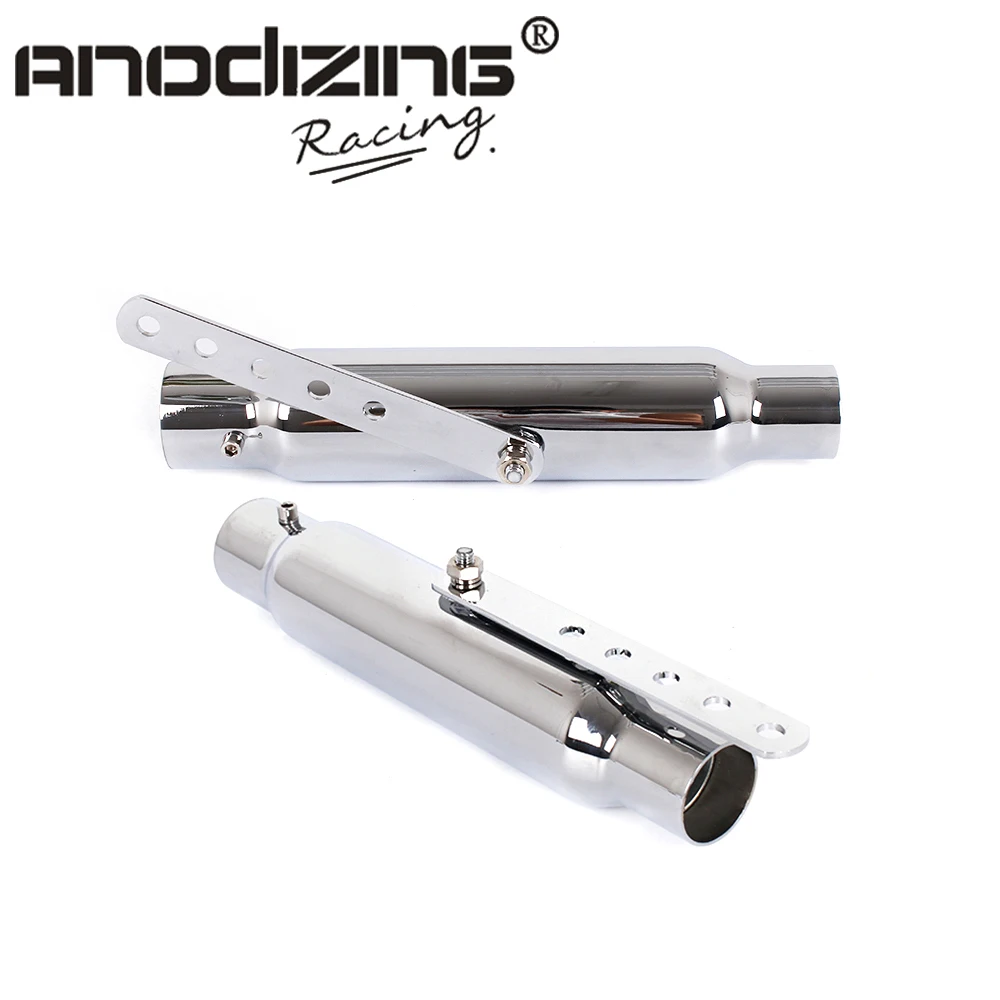 Motorcycle Exhaust Heat Shield & Heel Guard For Harley-Davidson - High-Quality Steel, Includes Clamps