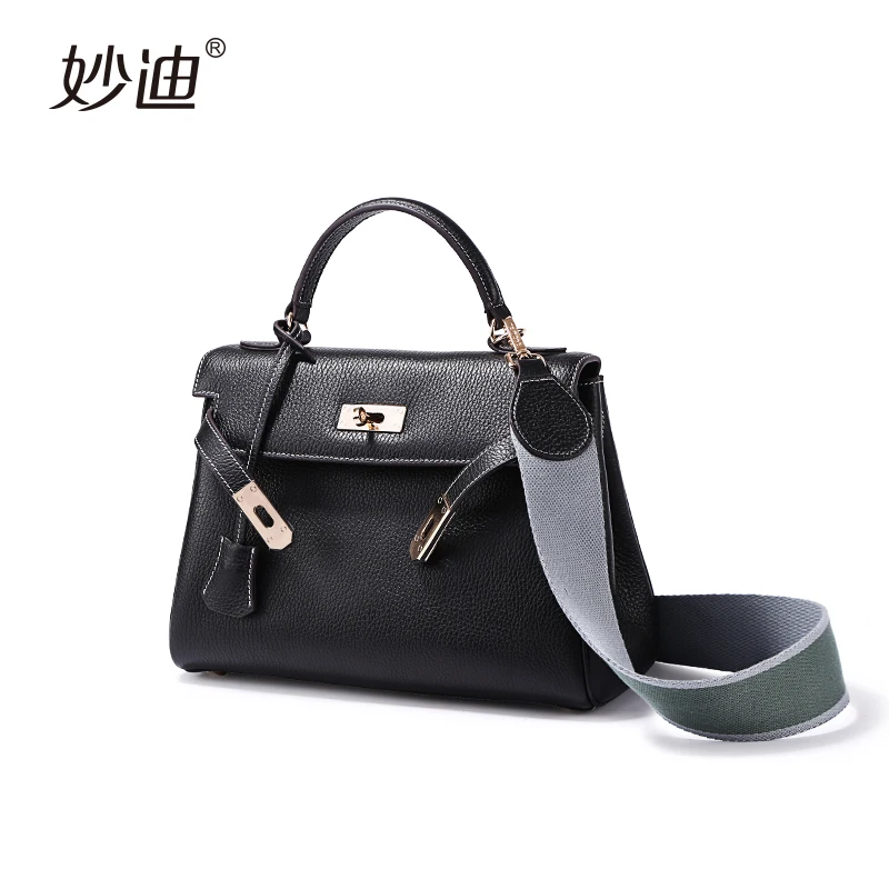 

MOOD 2019 new Korean kali bag broadband single-shoulder crossbody bag with genuine leather free shipping