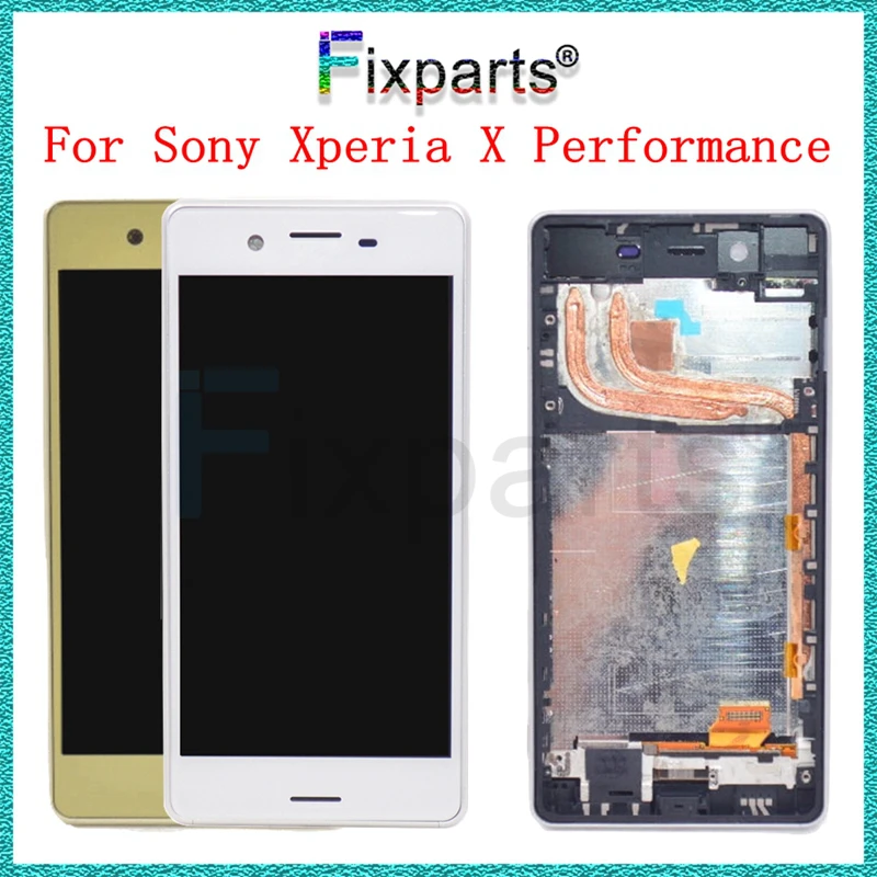For Sony Xperia X Performance LCD Display Touch Screen Digitizer Assembly With Frame F8131 F8132 For Sony Xperia X Performance For Sony Xperia X Performance LCD Display Touch Screen Digitizer Assembly With Frame F8131 F8132 For Sony Xperia X Performance