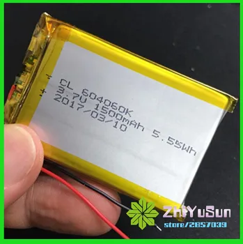 

ZhiYuSun 604060 3.7 V lithium polymer battery 1500 mah DIY mobile emergency power charging treasure battery freeshipping
