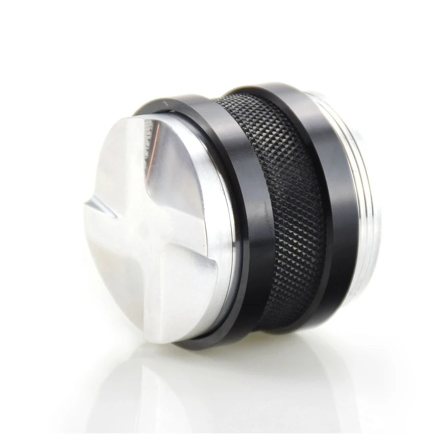 

58MM Coffee Tamper Stainless Distributor Espresso Maker Double Four Angled Slope Hammers Adjustable Tool Barista Accessories