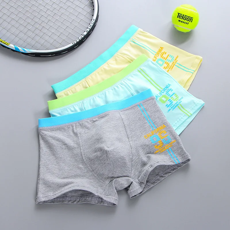 8 14Years Hot Sale Cotton Kids Panties Boys Underwear Child Boxers