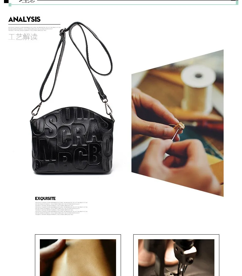  Brand Fashion Bags genuine leather bag elegant handbag Luxury Style women leather handbags bolsa feminina Many colors (10)
