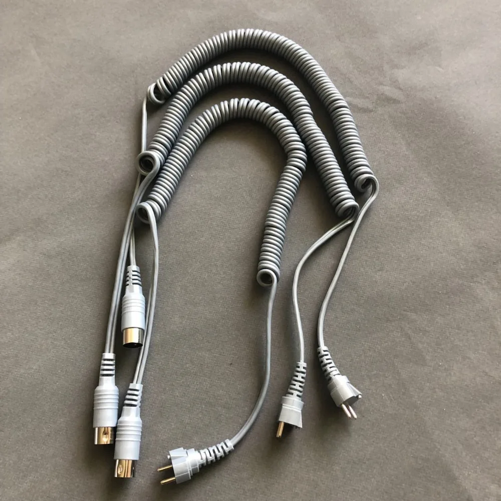 Cabo de Alimentação para Unha Elétrico para Manicure Broca e Acessório 105l com Cabo Elétrica Peças Forte 204 90 102l Máquina 3 210 3 peças, forte 210 204 90 102l 105l