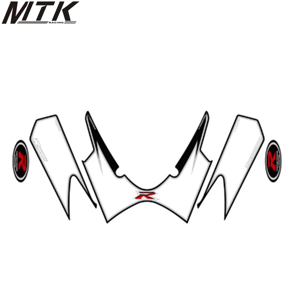 

MTKRACING Motorcycle front fairing engine number plate 3D gel protection for SUZUKI GSXR 1000 2008 gsxr 1000