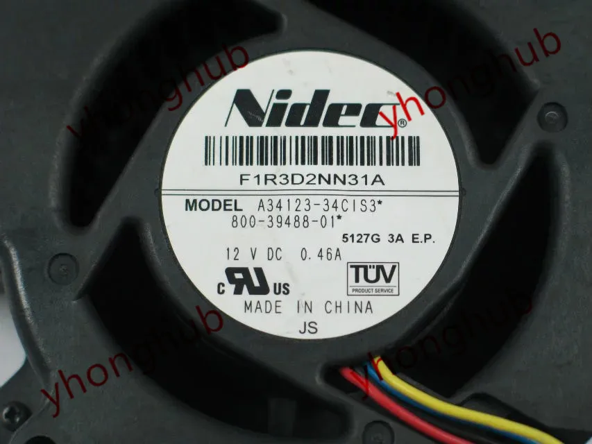 Серверный Вентилятор охлаждения NIDEC A34123 34CIS3 DC 12V 0.46A|blower fan|12v dc blower fanserver fan |
