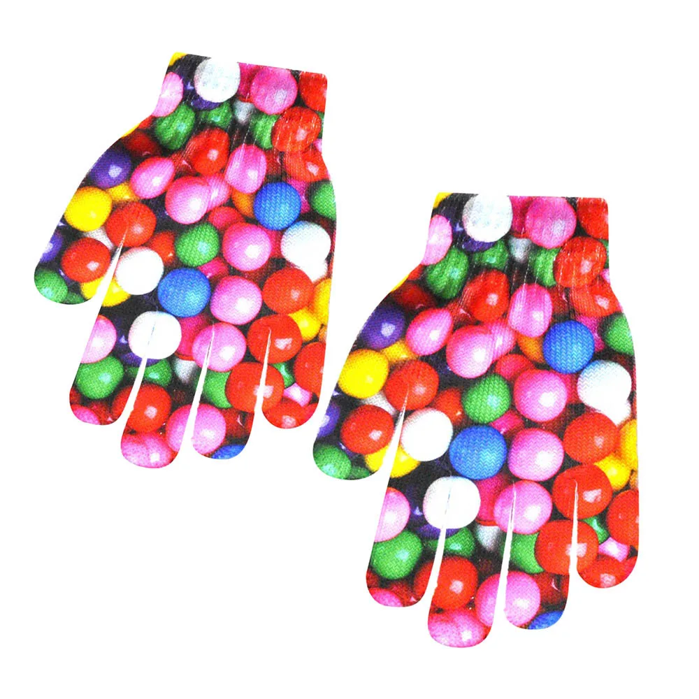Перчатки guantes Детские ганты Милые 3D eldiven с животным принтом вязаные Kitty Pet детские милые перчатки Модные теплые зимние перчатки L50