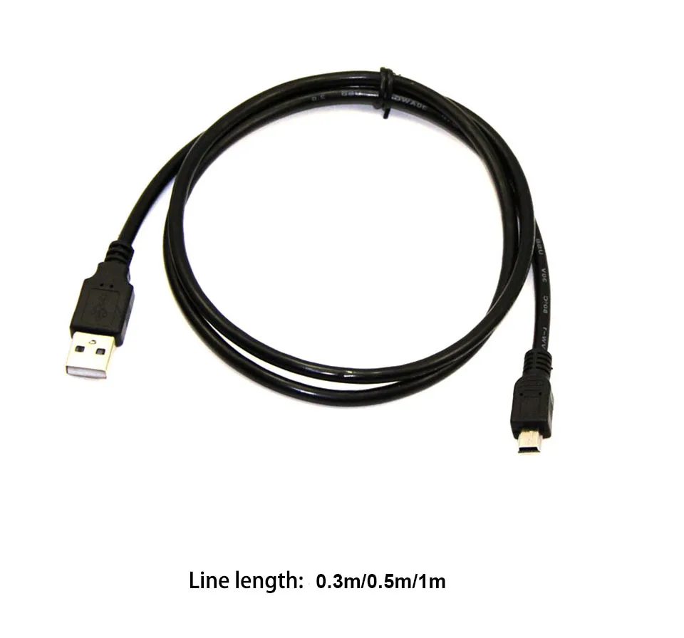 1,5 м 1 м 3 м 5 м USB Type A для мини-usb кабель для синхронизации данных 5 Pin B штекер для зарядки шнур для камеры MP3 MP4 Новинка