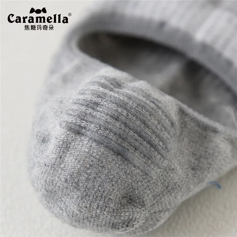 Caramella мужские невидимые хлопковые носки без показа повседневный стиль лето осень
