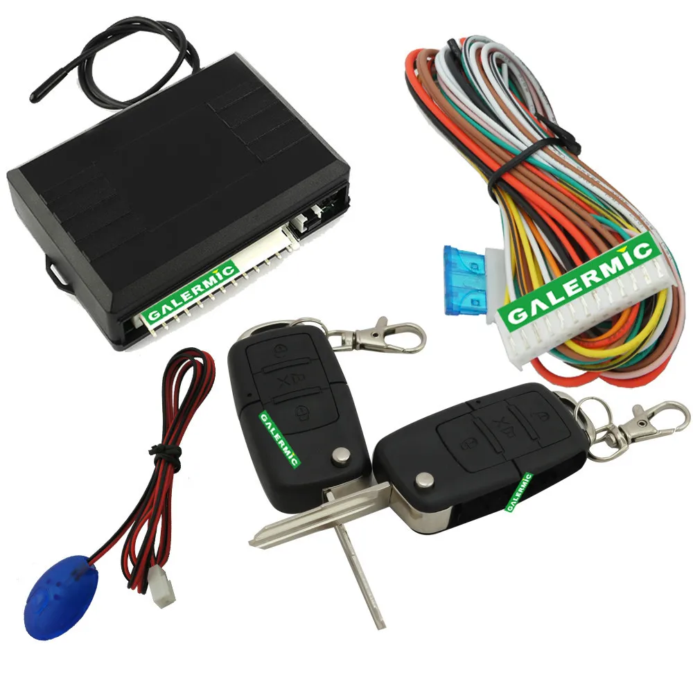 Car keyless entry with flip key transmitter Pneumatic lock Electric