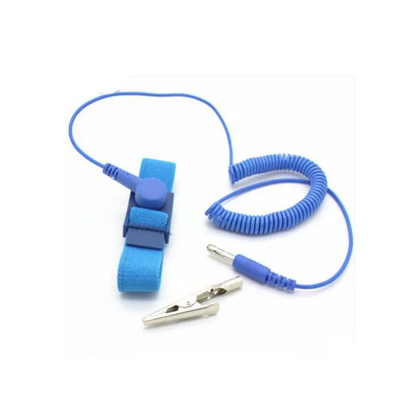 NOVFIX Anti Static Socket L Shaped ESD Ring Durable Green Mayitr Terminal Cable Ground for Wrist Strap Table Mats