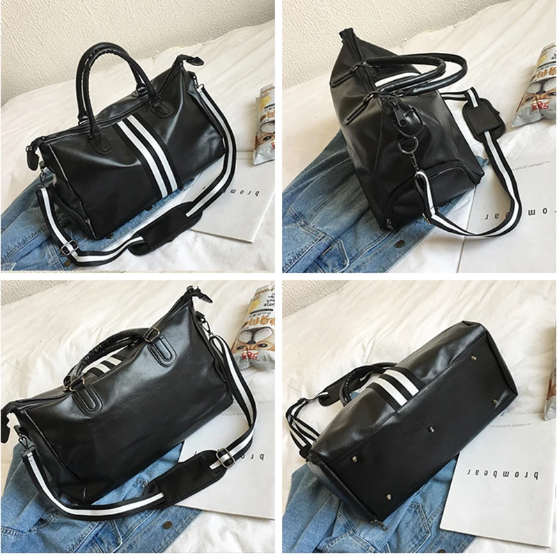  PU Leather Sports For Fitness Yoga Bags Women Travel Sport Handbag Crossbody Waterproof Training Gy - 32946789905