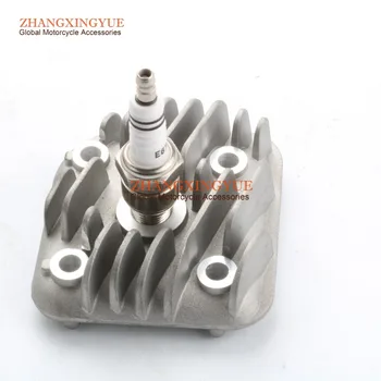 

40mm - 47mm 1PE40QMB CYLINDER HEAD & E6TC spark plugs for Yamaha JOG 50 92-91 4SC JOG 50 R AC 02-13 Neos 50 97-13 5AD Easy 2T