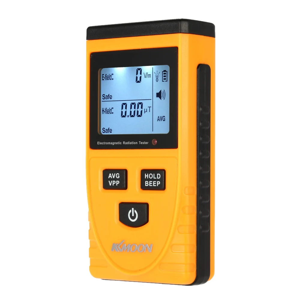 Quality Digital LCD Electromagnetic Radiation Detector Meter Dosimeter Tester Counter built-in electromagnetic radiation sensor
