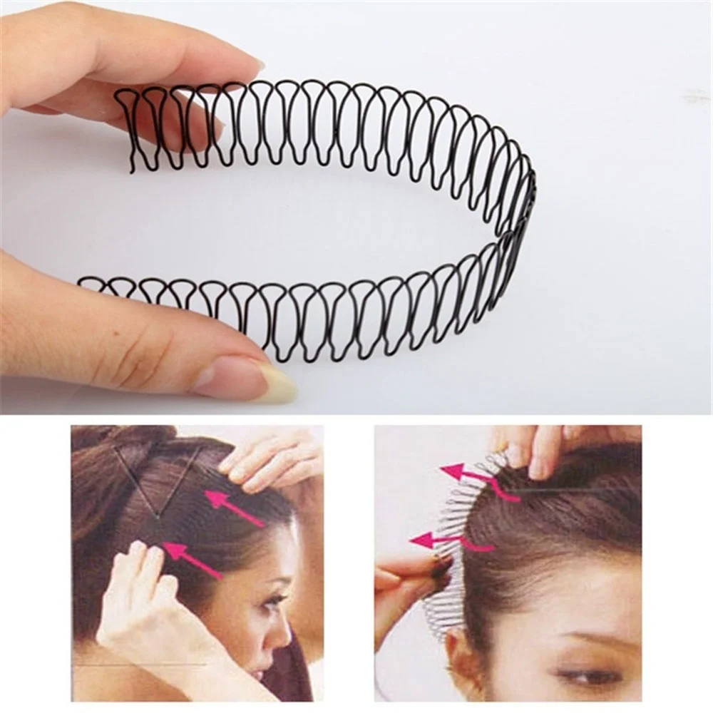 

2pc Invisible Hair Styling Tool Women Headwear Roll Curve Inserted Hairpins Hairgrips Hair Comb Clips Barrette Accessories