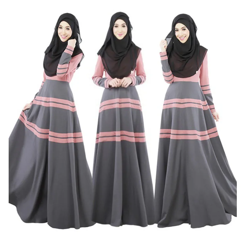 

2019 Abaya Women Muslim Fashion Dresses Ladies Long Hijab Dress Robe Islamic Clothes Woman Kafter Clothing Arabic Dubai Kaftan