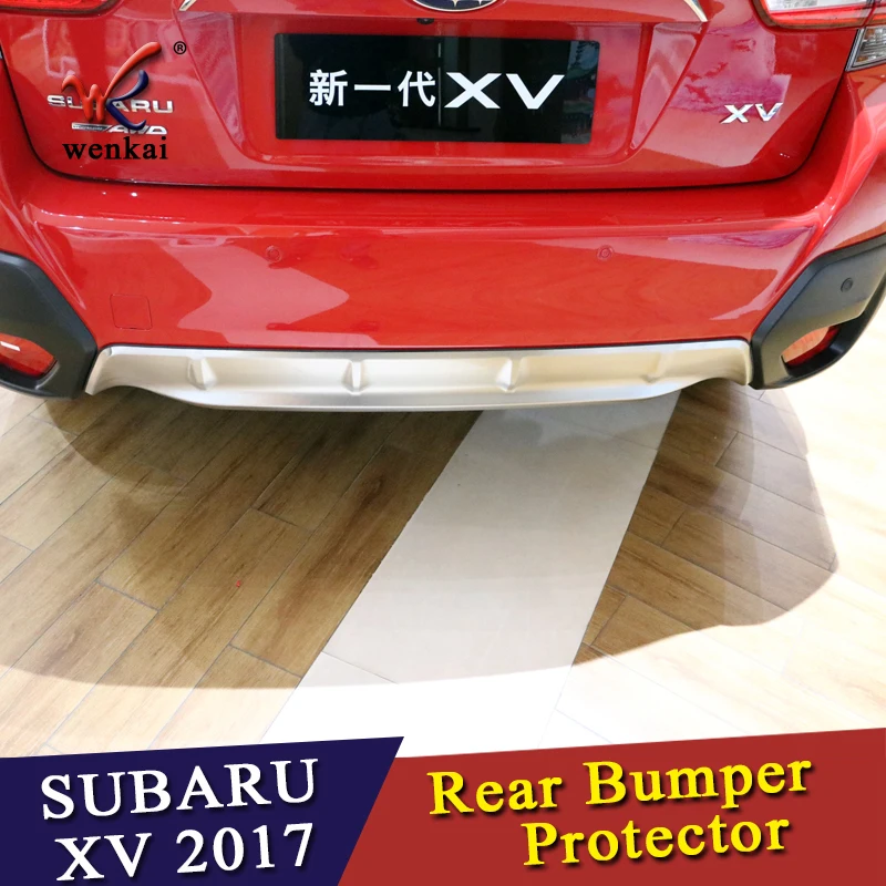 Внешняя задняя стальная накладка на бампер крыльев 1 шт. для Subaru XV GT3 GT7 2017 2018|skid plate
