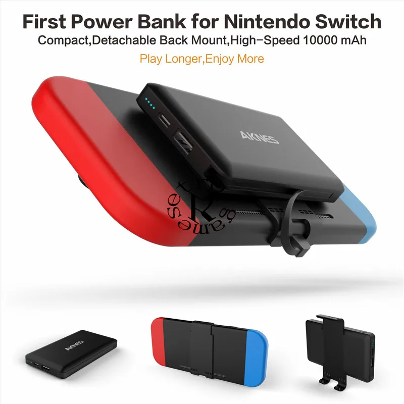 

10000mAh Extended Battery Charger Case For NINTENDO SWITCH NS Power bank Cover Power Pack For NINTEND SWITCH