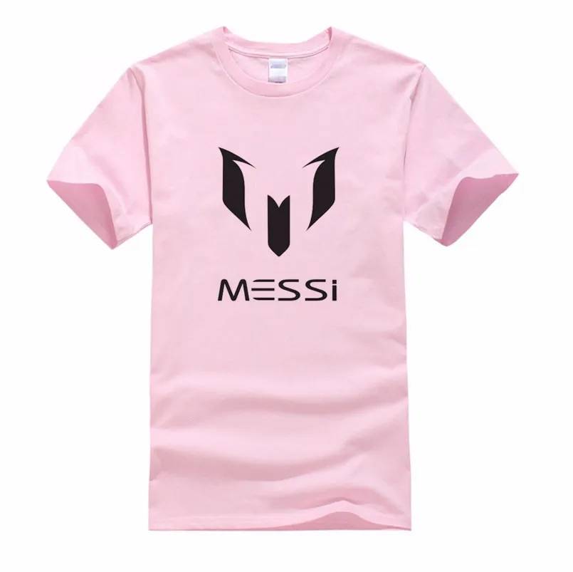 

WEN 2018 summer 100% cotton Barcelona MESSI Men t-shirt tops Man casual short sleeve t shirts Plus Size XS-XXL