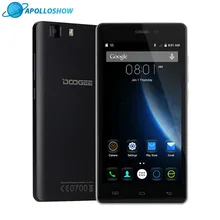 Origine DOOGEE X5 mobile téléphones 5.0 InchHD 1 GB RAM + 8 GB ROM Android 5.1 Dual SIM MT6580 Quad Core 1.0 Ghz 2400 mAH WCDMA WIFI