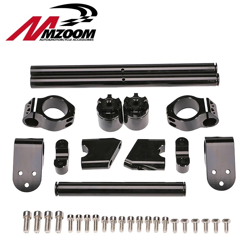 

Mzoom 22mm Handle Bar Kit Lower Adjustable Sport Dragster For Honda MSX125 PCX Kawasaki Z125