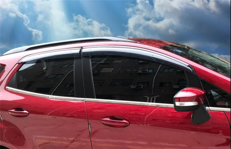 Door Window Visor For Ford Ecosport 2013 2014 2015 2016 2017 2018 Side