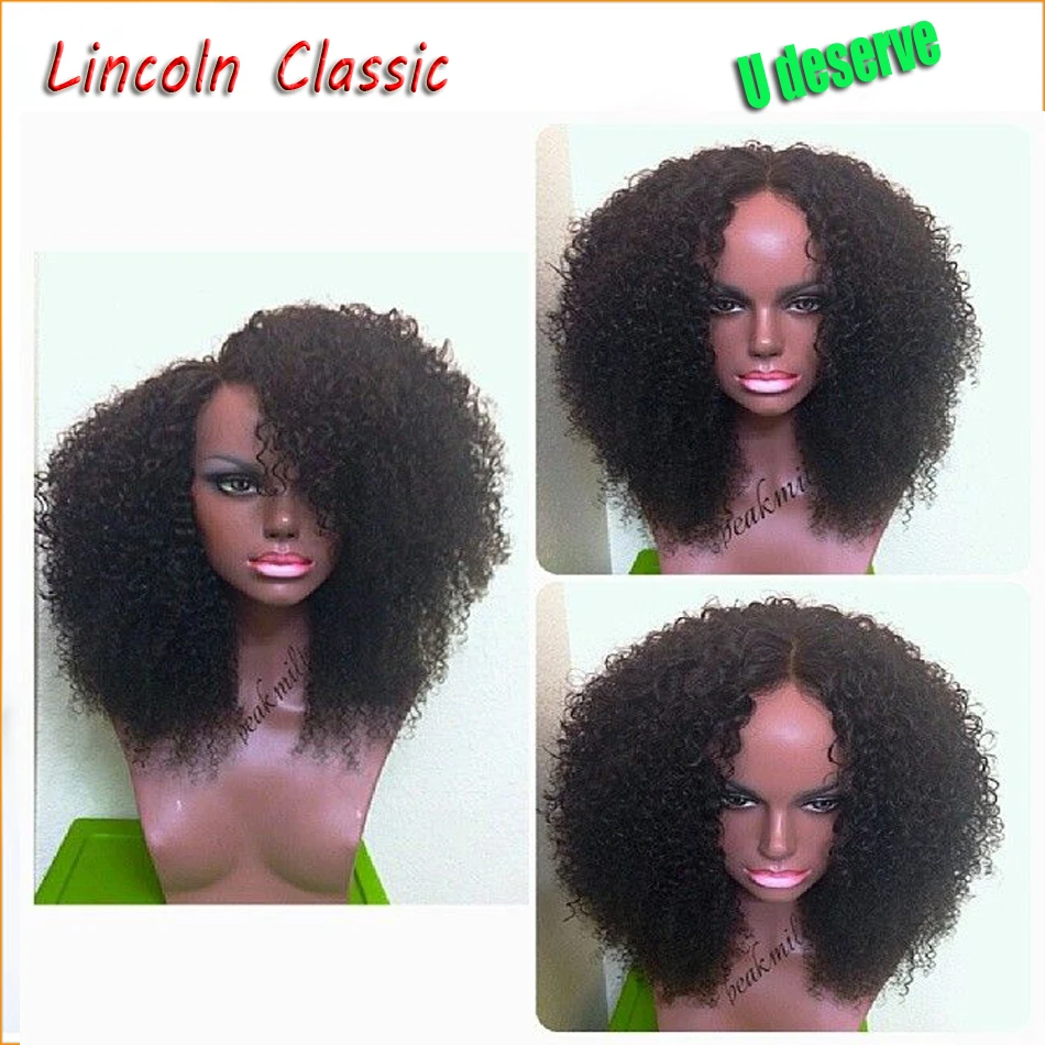 

Brazilian Glueless Kinky Curly Full Lace Wig Human Hair Hollywood Lace Front Wigs Afro Curly Lace Front Human Hair Wig For Women
