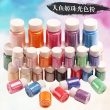 Жемчужная пудра здоровая Натуральная Минеральная пудра MICA Порошок Химическая акриловая краска спрей тени для век лак для ногтей мыло для рук порошок 60 мл/2 шт