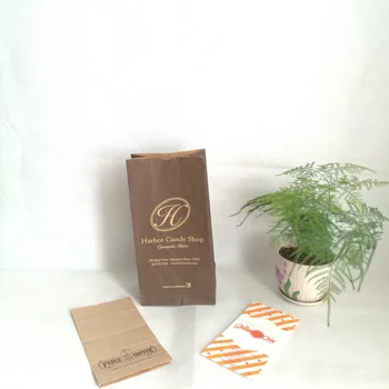 

2000pcs/lot 24Hx13x8 Custom Logo Reusable Cookie Bags Paper Shopping Bag Promotion for Cake Candy Snacks Food Free Shipping