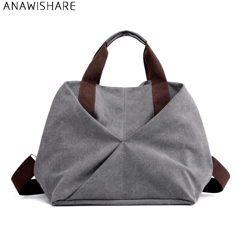 

ANAWISHARE Women Canvas Handbags Tote Bags Large Shoulder Bag Crossbody Bag For Women Messenger Bag Bolsa Feminina Bolsos Mujer