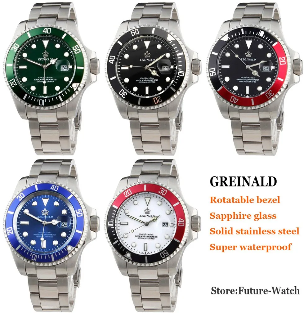 Роскошные часы для мужчин с поворотным ободком, GMT, сапфировое стекло, дата, нержавеющая сталь, для женщин и мужчин, спортивные кварцевые часы, Reloj Hombre