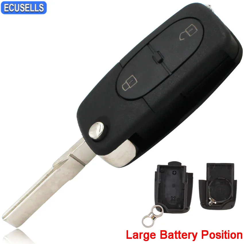 Refurbishment Kit Replacement Smart Key Case For Audi A3